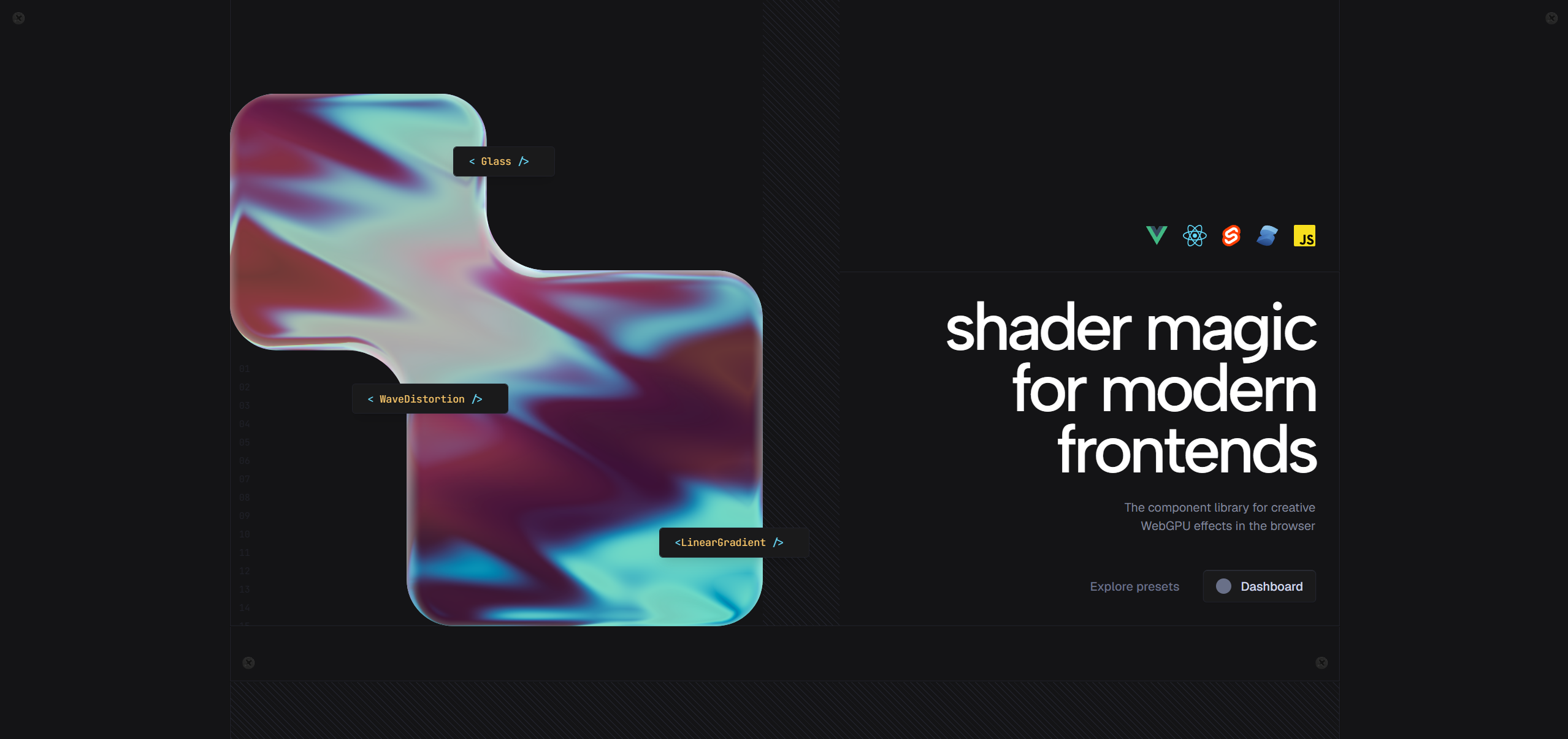 Screenshot of hero shaders