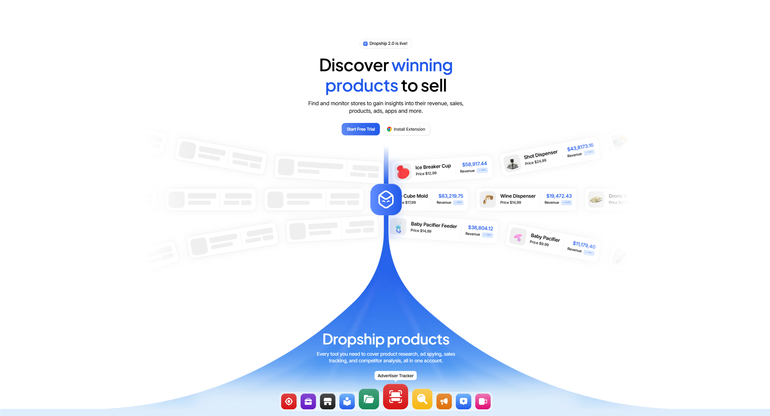 Screenshot of hero dropship