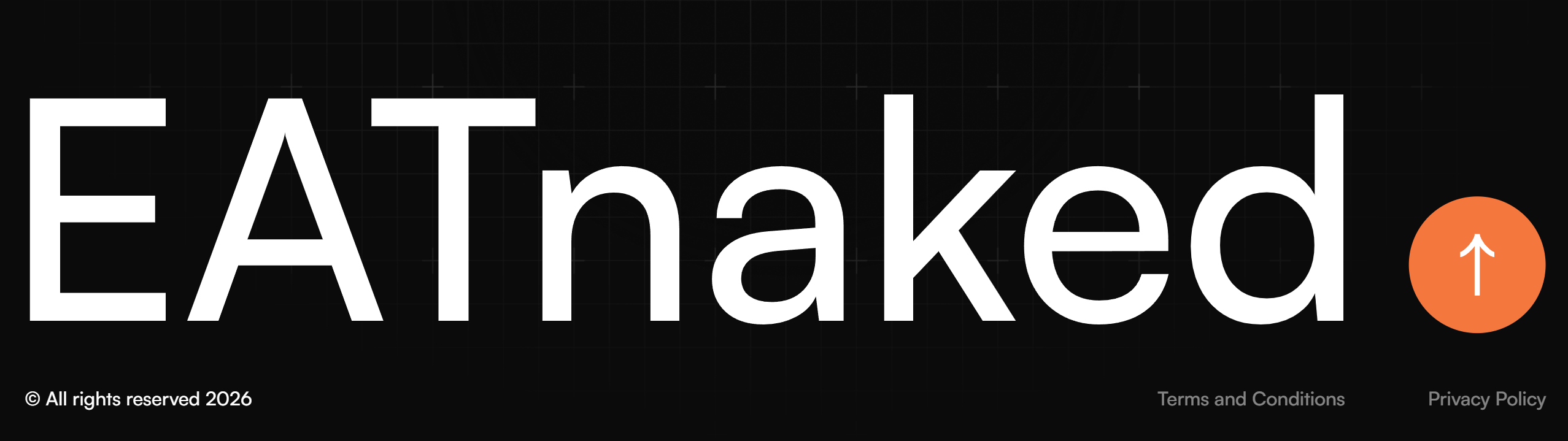 Screenshot of footer eatnaked
