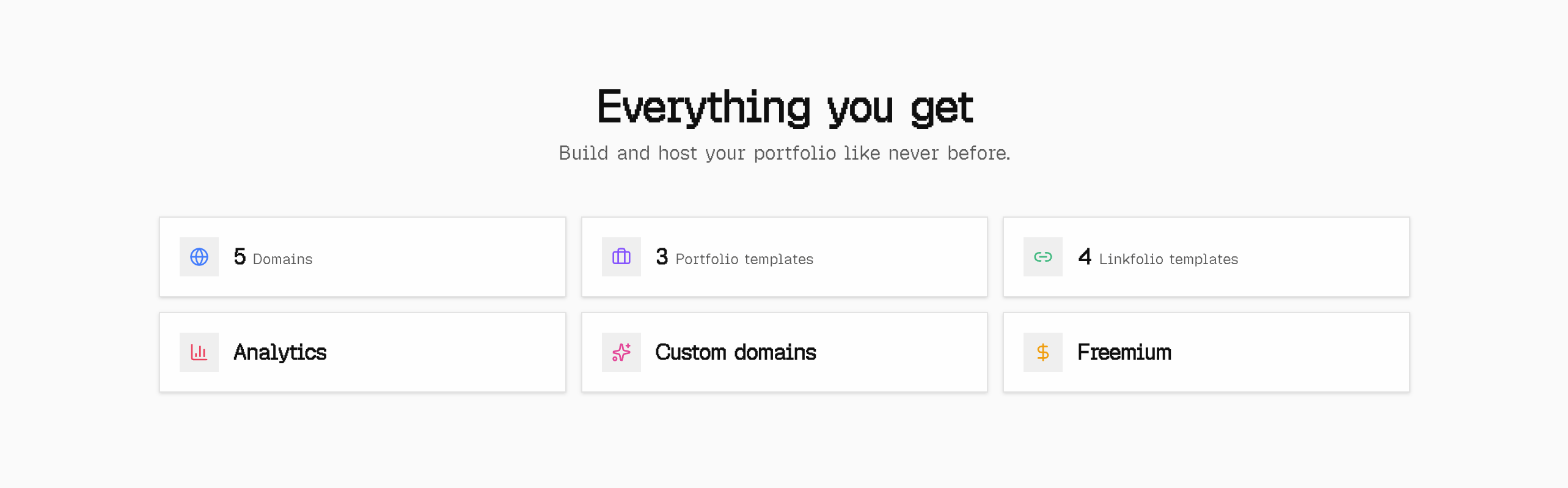 Screenshot of features cutefol io