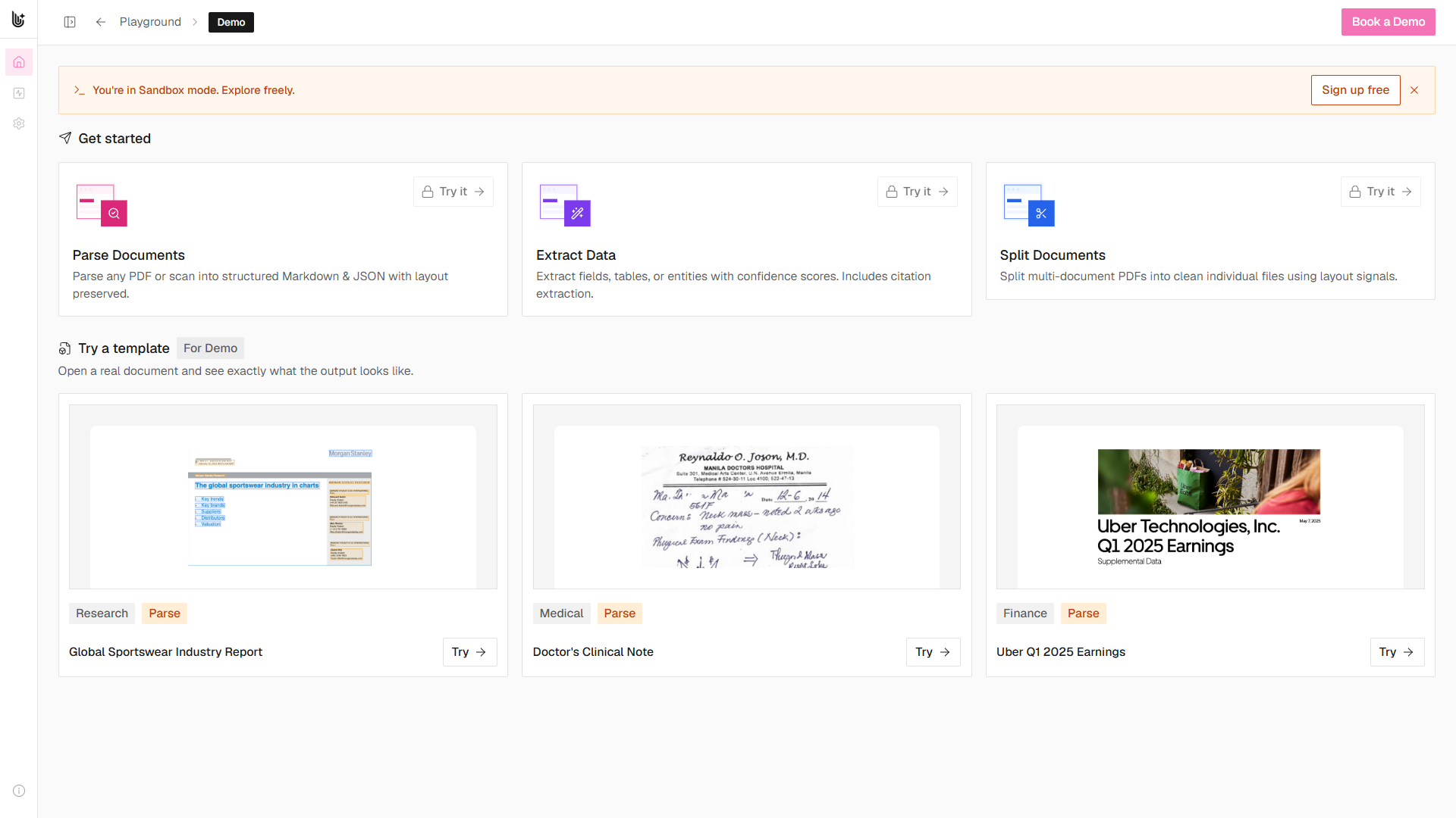 Screenshot of dashboard unsiloed