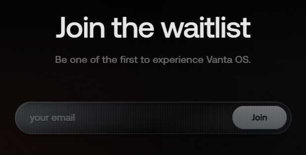 Screenshot of forms vanta os