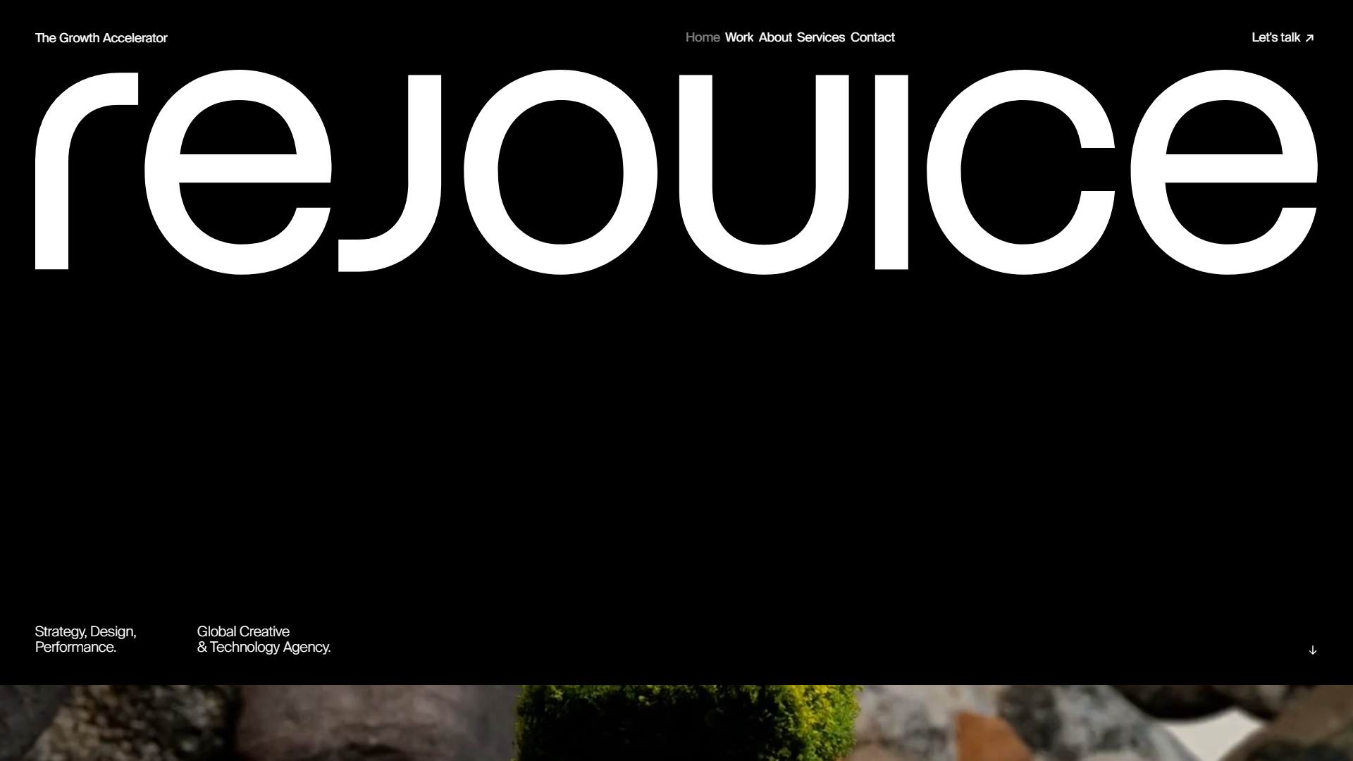 Screenshot of hero rejouice